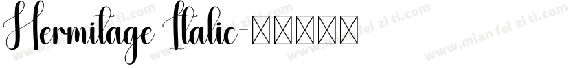Hermitage Italic字体转换